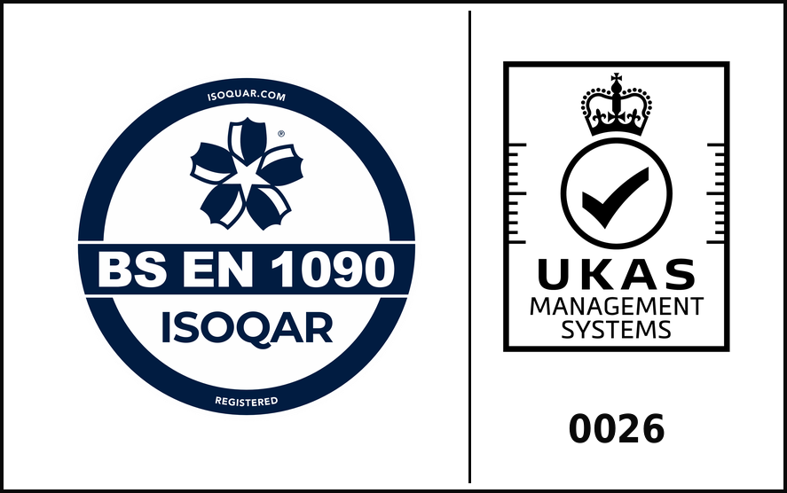 BS EN 1090 ISOQAR UKAS Registered